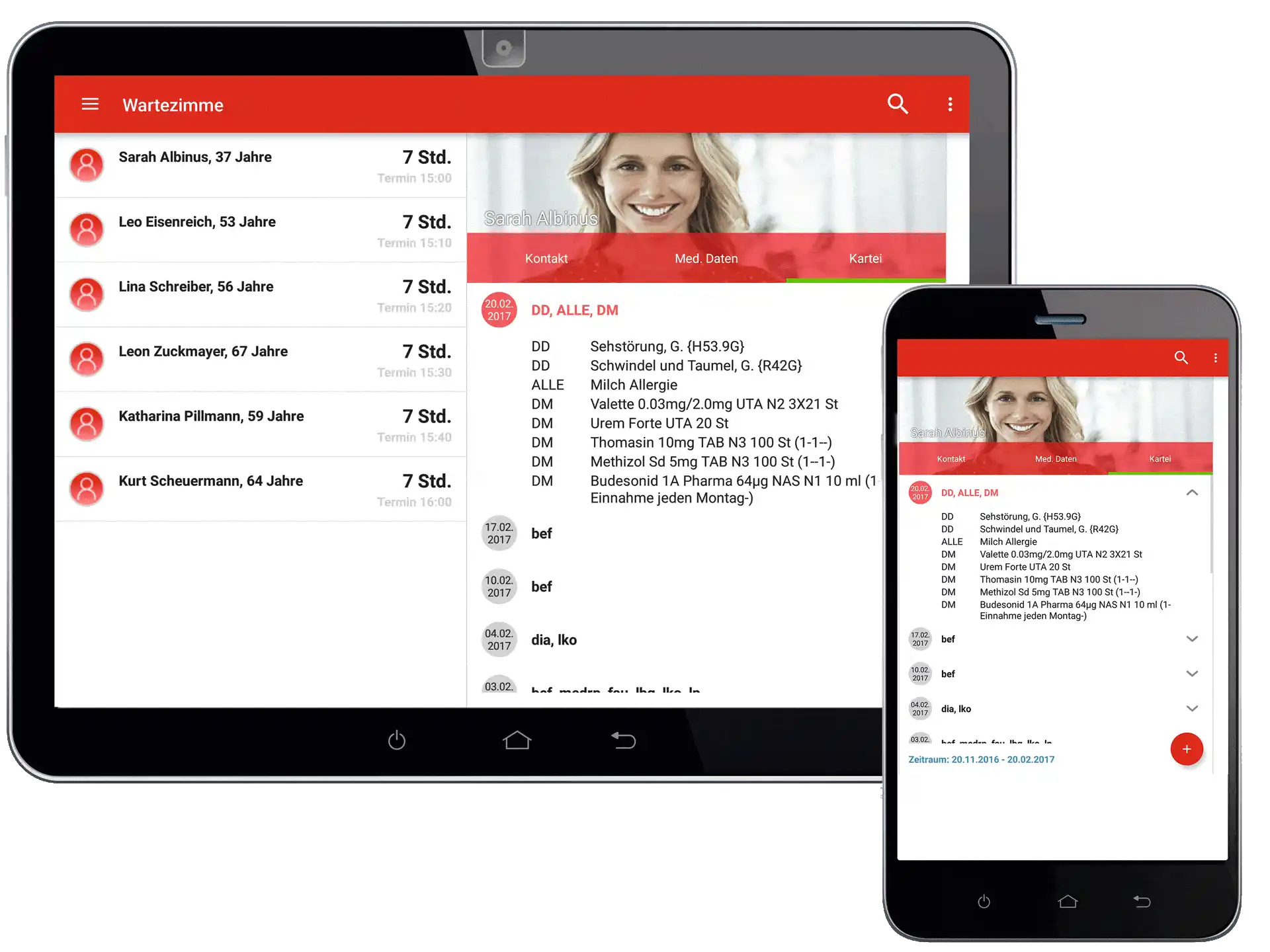 ALBIS auf MOBILE und Tablet 
